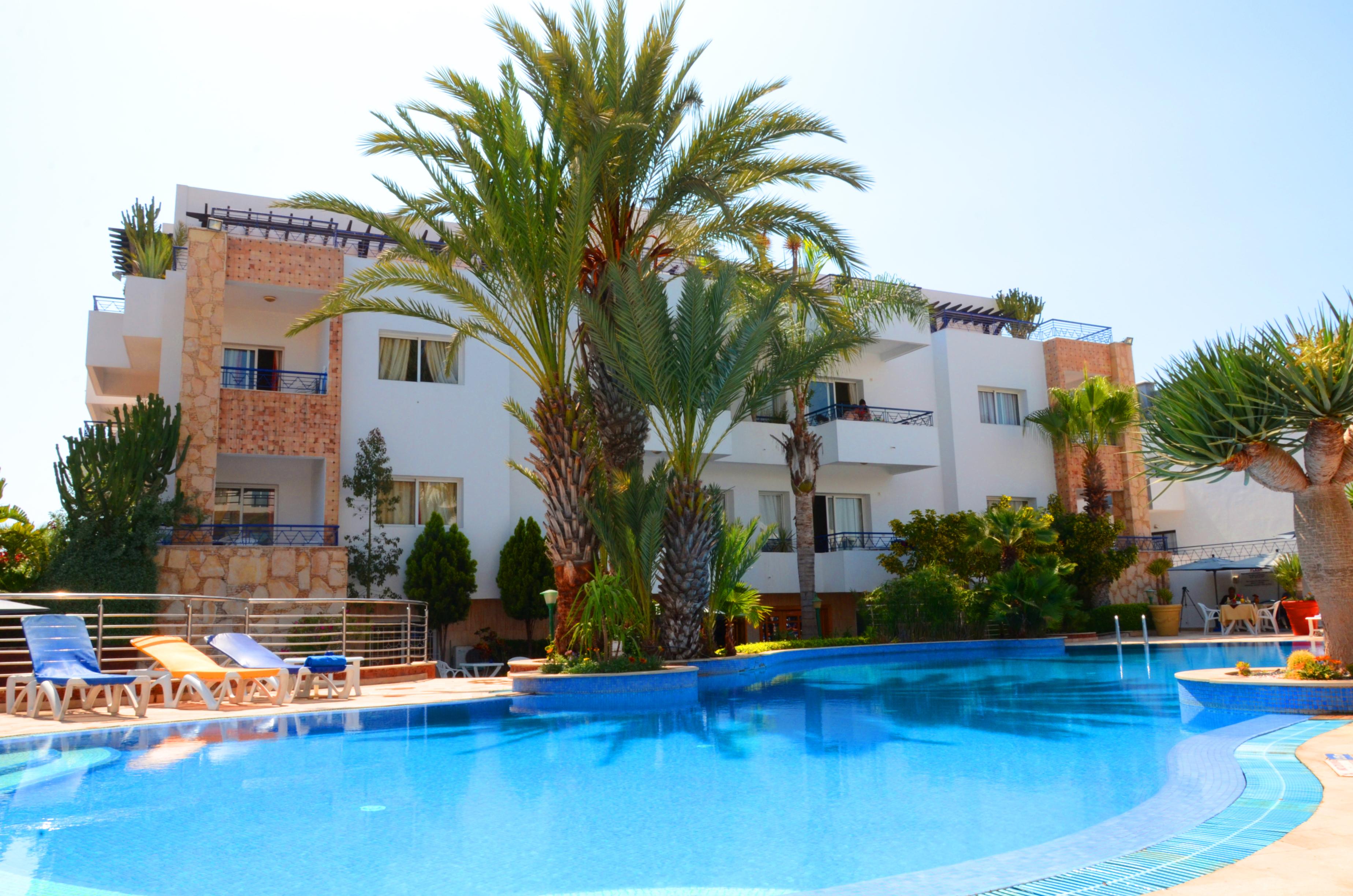 Golden Beach Appart'Hotel Agadir Bagian luar foto