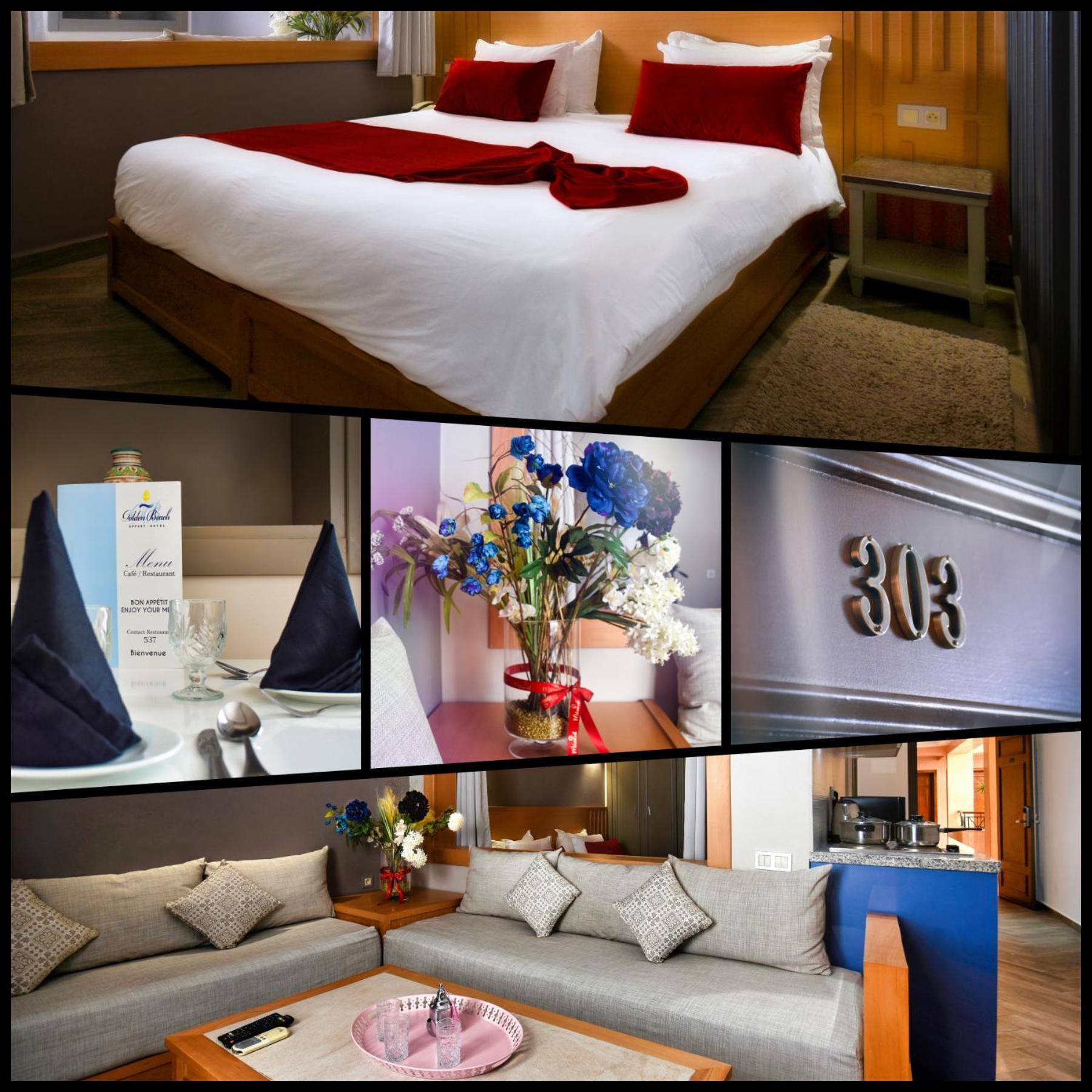 Golden Beach Appart'Hotel Agadir Bagian luar foto